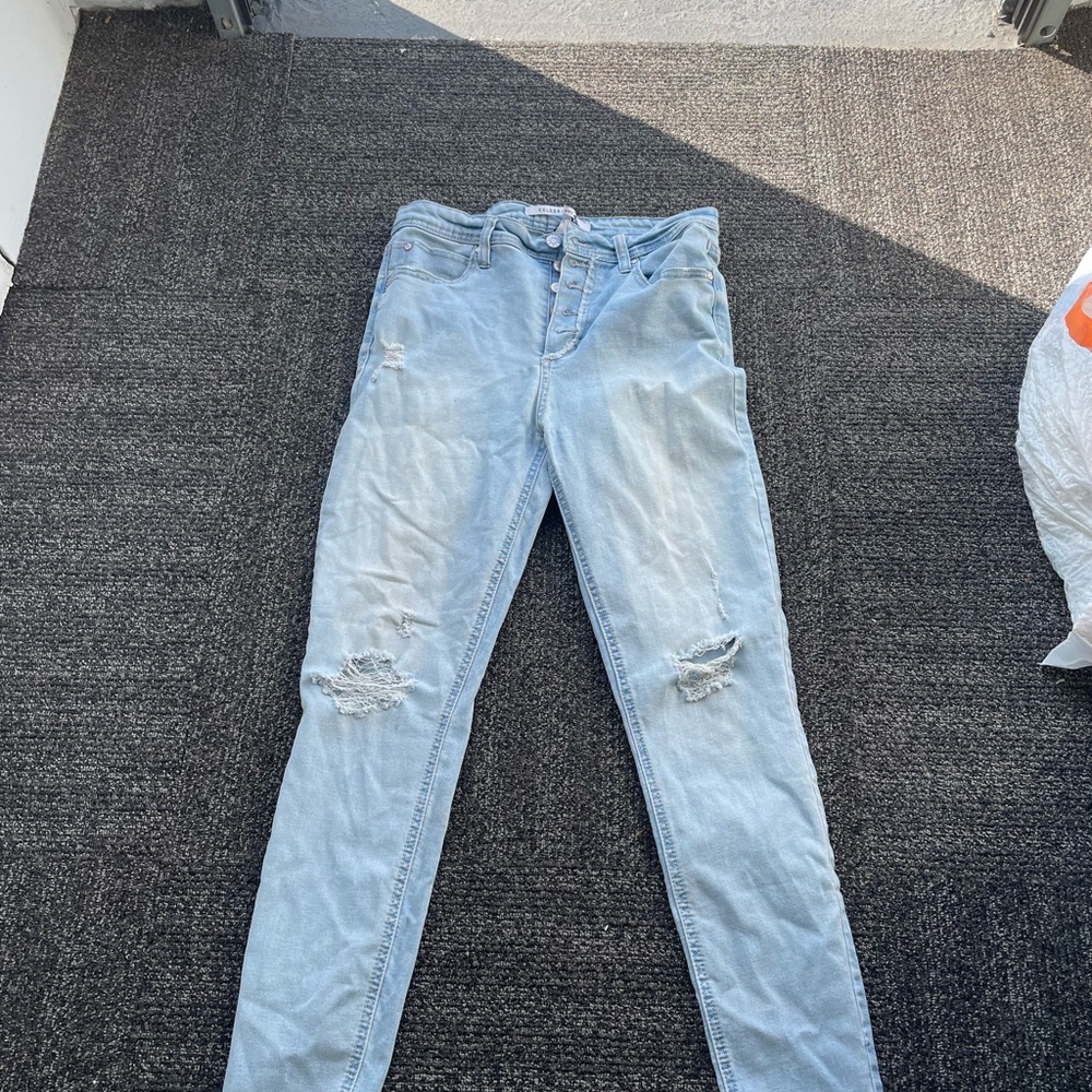 Celebrity pink jeans